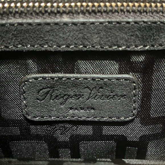 Roger Vivier Metro Shoulder Bag in brown suede - Picture 6 of 8